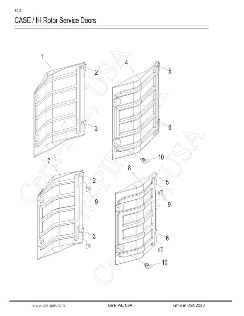 50p1 70 2 Case Ih Rotor Service Doors Page 1 1