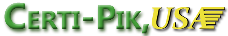 Certi-Pik, USA Logo