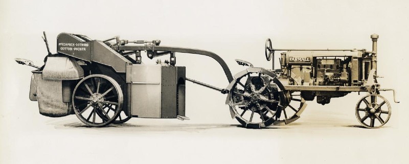 Vintage Cotton Harvester